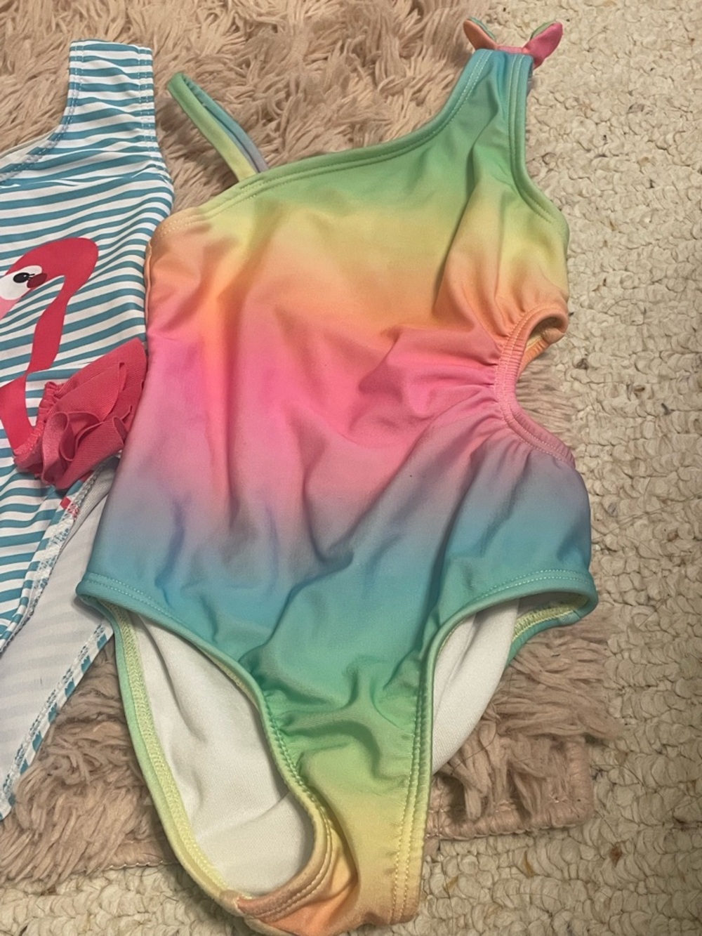 3-Piece Toddler Girl Swimsuit Bundle – Size 2T - Picture 2 of 5